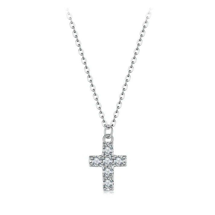 Weis Gold Steinchen Kette