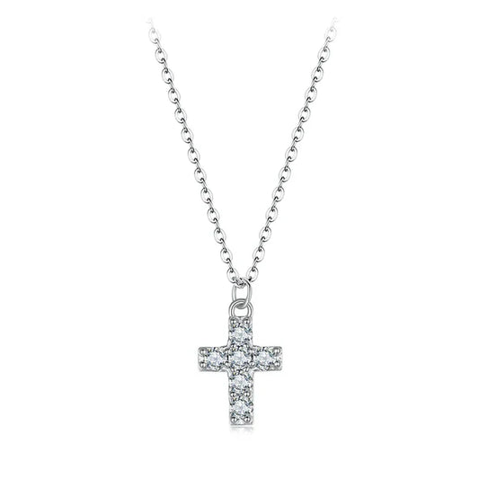 Weis Gold Steinchen Kette