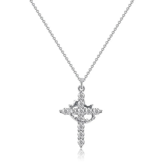 Silberne Schimmernde Ring Kette